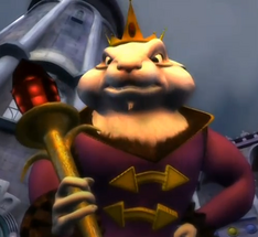 Mouse king with sceptre