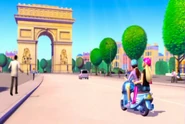 The Arc de Triomphe