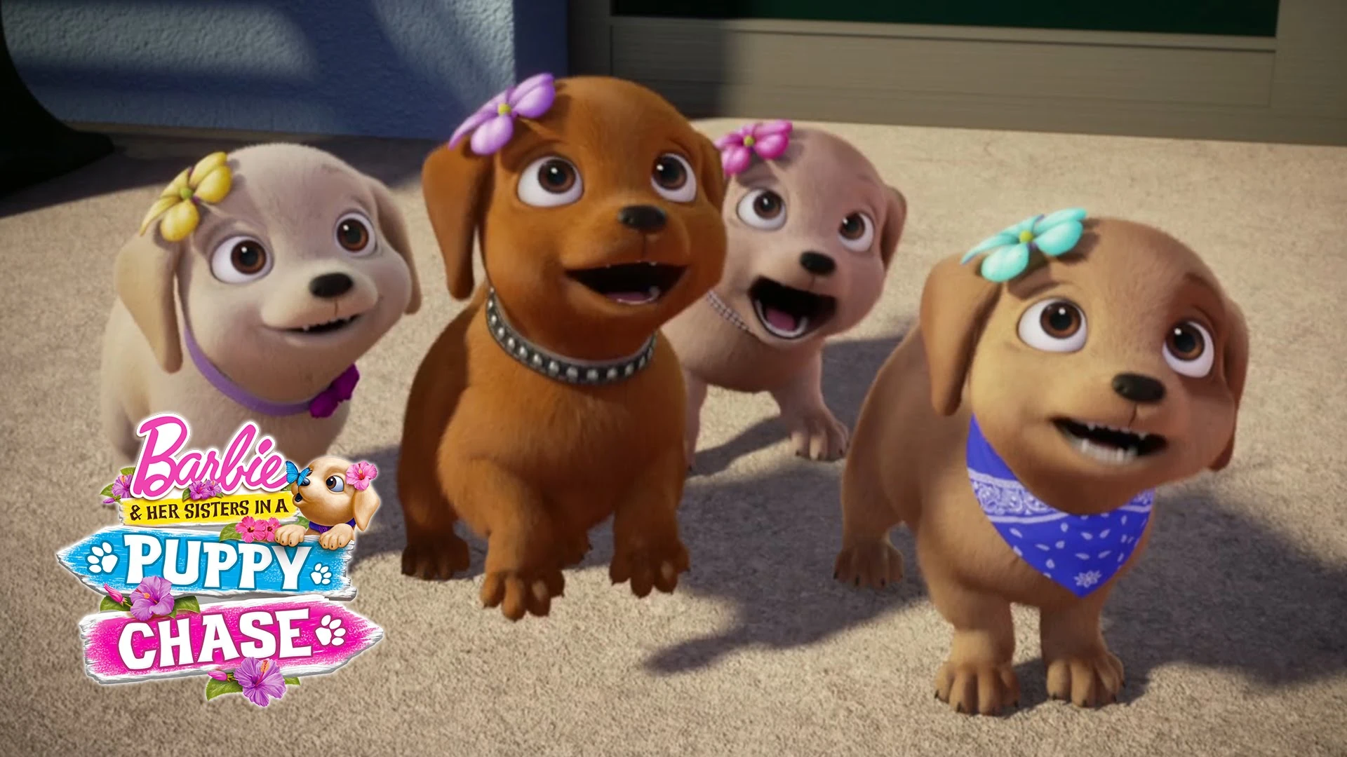 barbie and her sister in a puppy chase full movie
