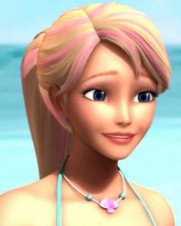 barbie with pink highlights