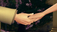 Derek and Genevieve take the wedding vows