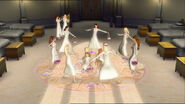 All the princesses dance