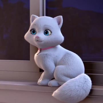 Barbie white cat 2025