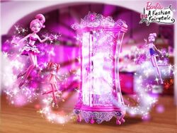 Barbie magic closet top