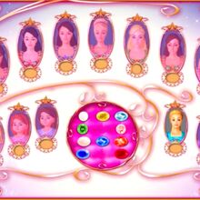 barbie 12 dancing princesses sisters names