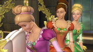 Princesses excited their little sister's wedding