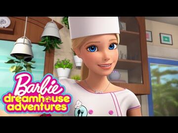 Barbie dreamhouse adventures kitchen top