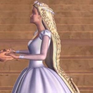 barbie rapunzel dress