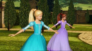 Hadley and Isla dance in pair