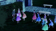 Princesses overhear the guards