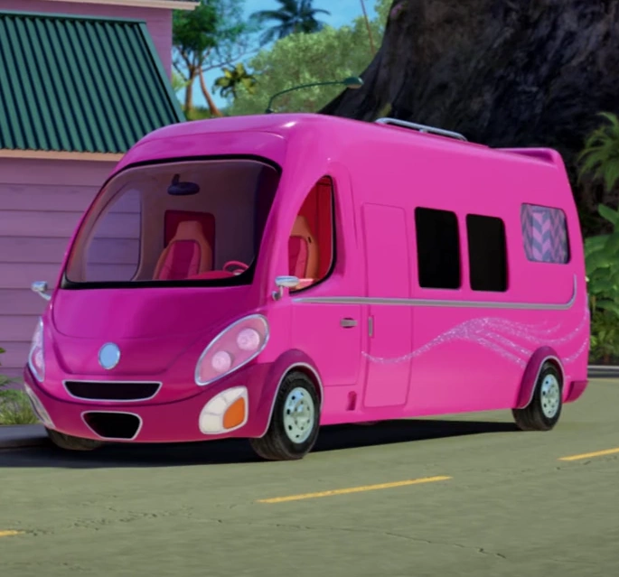 barbie dog camper