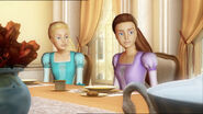 The girls listen to King Randolph