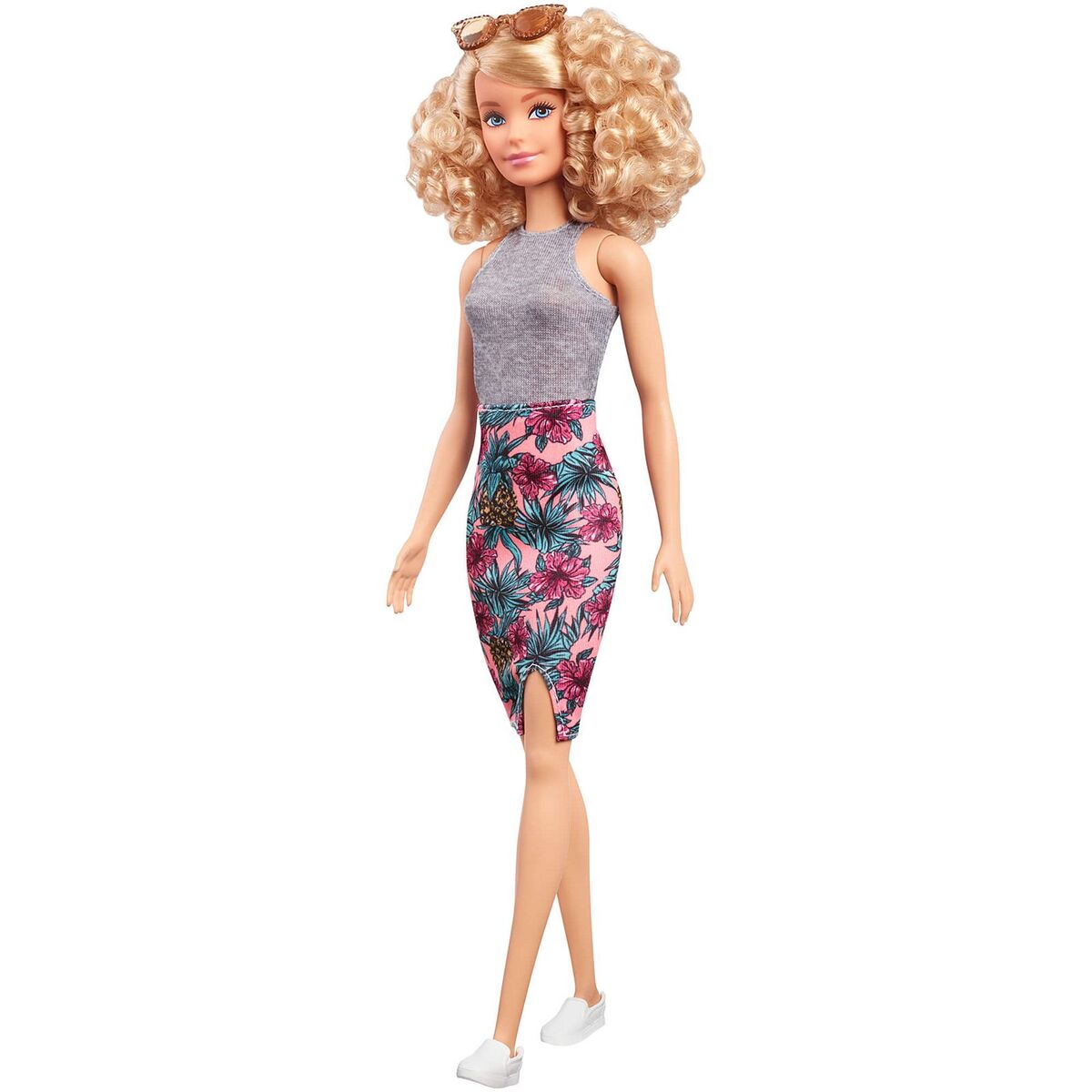 Barbie pineapple pop fashion doll top