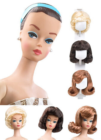 barbie doll head twist changing hairstyle