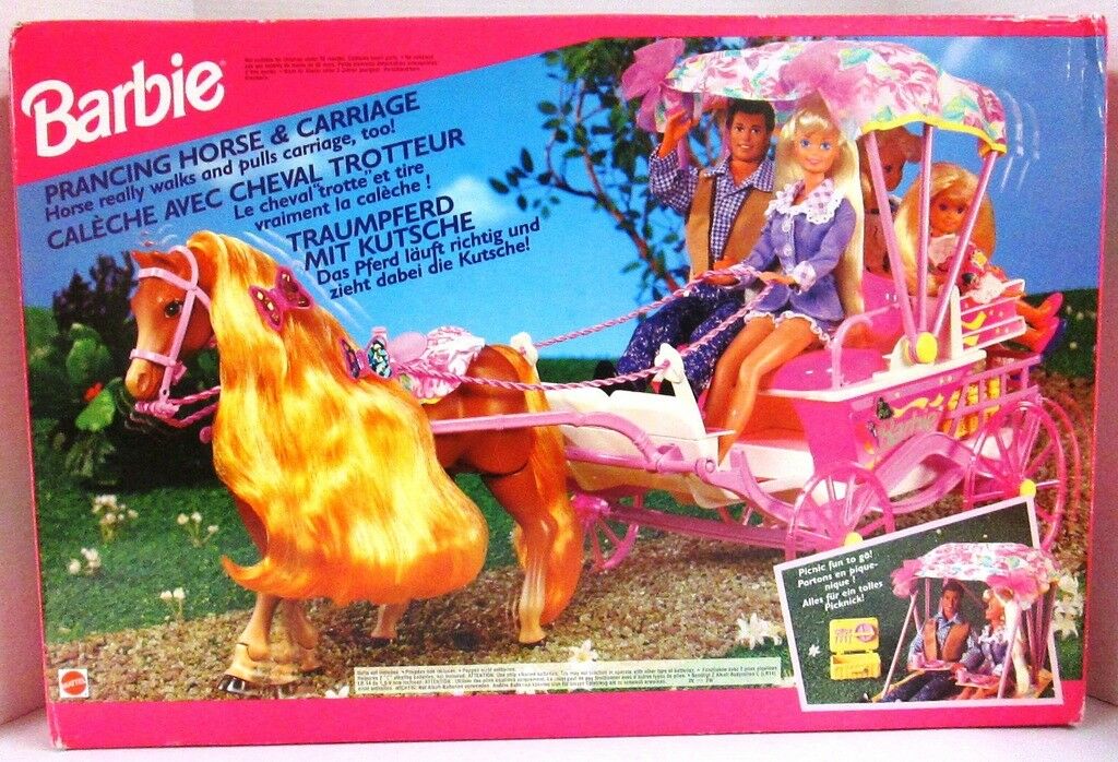 Barbie Prancing Horse & Carriage | Barbie Wiki | Fandom