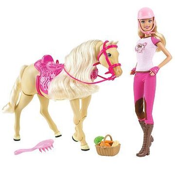 Barbie walking horse store