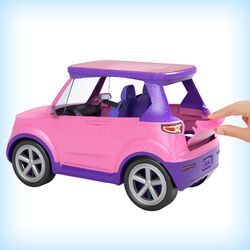 Barbie sales car playset