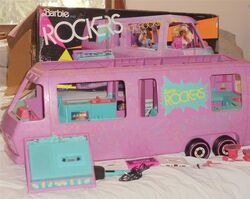 barbie and the rockers van