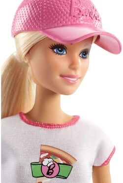 Barbie pizza chef doll and playset brunette hot sale