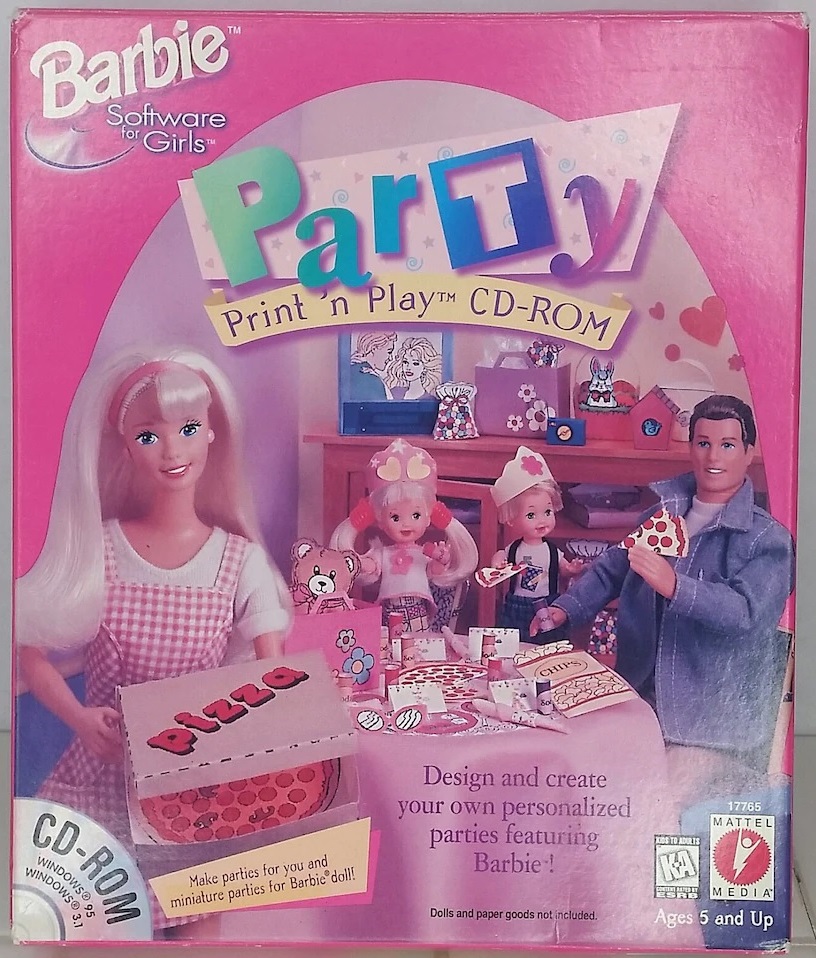 Party Print 'n Play CD-ROM | Barbie Wiki | Fandom