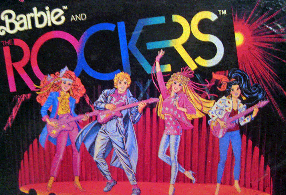 barbie and the rockers dolls 1980s