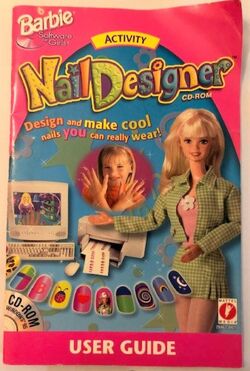 Lot 5 Vintage Barbie CD ROM Games Nail Designer, Beauty Styler more