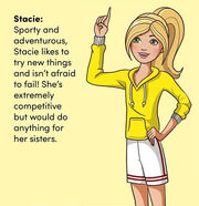 Stacie's current look and bio.