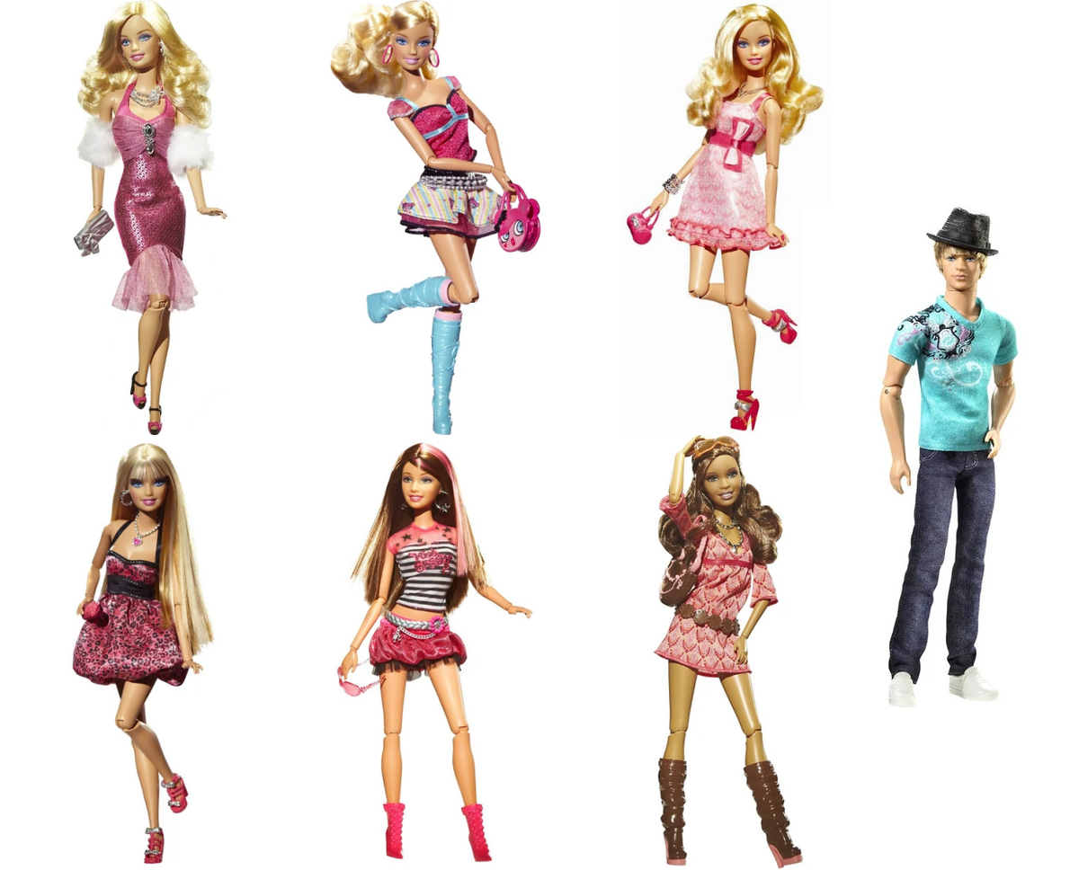 Web-Back-Then — Barbie Fashionistas Photo Shoot Game