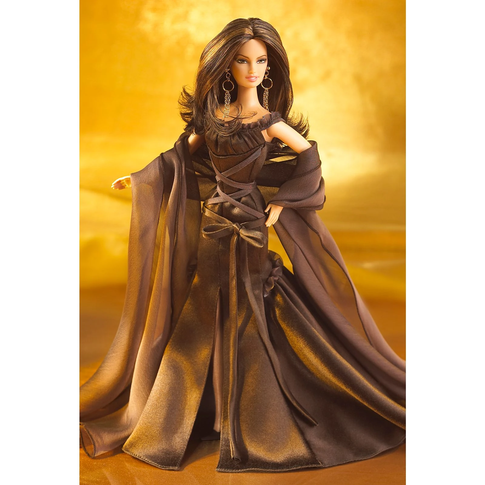 brown barbie doll