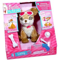 Barbie Tan Chihuahua Puppy Dog Lacey Plush Stuffed Animal Toy 10 Tall by  Mattel
