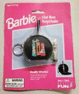Front of Hat Box Keychain. Source: ebay