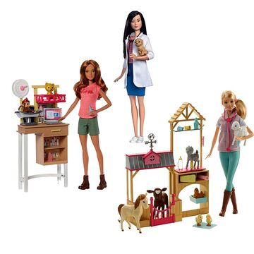 Barbie pet doctor set hotsell
