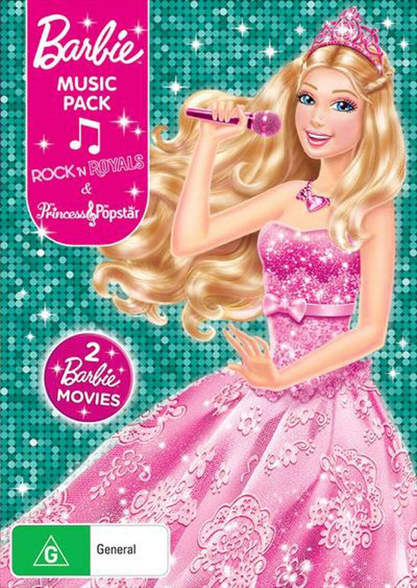 Lot of 3 Barbie DVD Movies: Princess & the Pauper, Magic of Regasus &  Mariposa