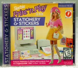 Print n Play CD-ROM Stationery & Stickers Front