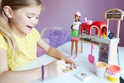 Barbie pizza chef doll and playset blonde 2025