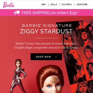 barbie as david bowie