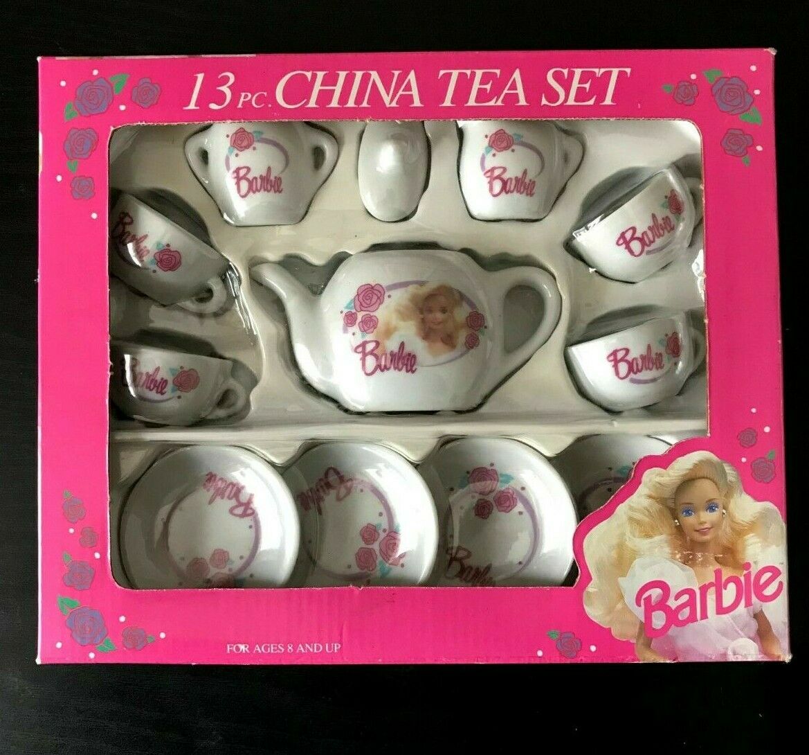 Barbie tea set outlet