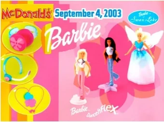 McDonald's Happy Meal Barbie Holidays # 3 Mini Toy Figure 1996 New
