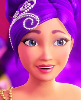 Fioletowowłosa syrena