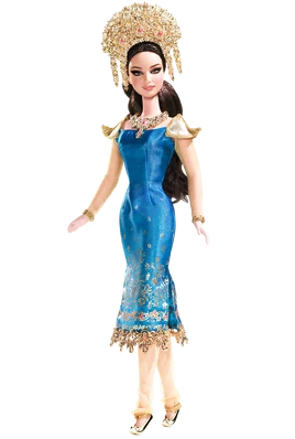 Sumatra-Indonesia Barbie Doll