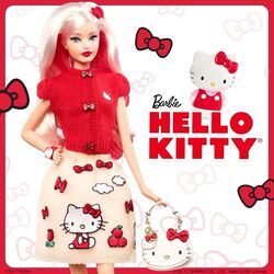 Barbie and 2025 hello kitty