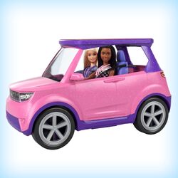 Four seater hot sale barbie car