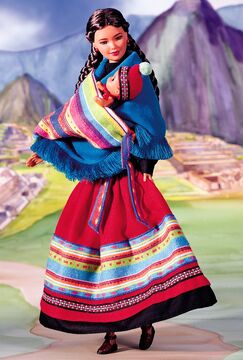 Peruvian barbie dolls of the world collection store