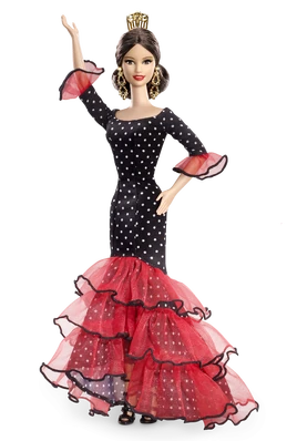 Spain Barbie Doll (X8421)