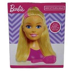 Barbie mini blonde styling head shop