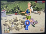 Barbie's Sandcastle Picture.