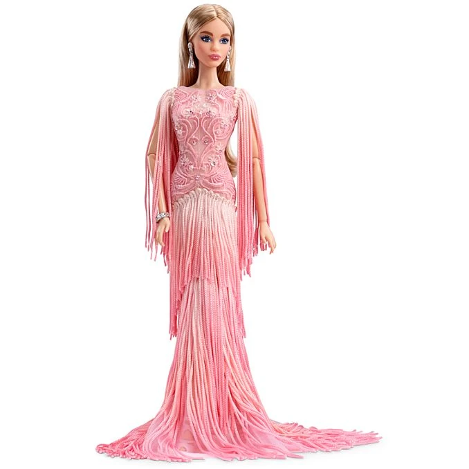 Blush Fringed Gown Barbie | Barbie Wiki | Fandom