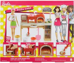 Barbie Pizza Chef Doll and Playset FHR09 Barbie Wiki Fandom