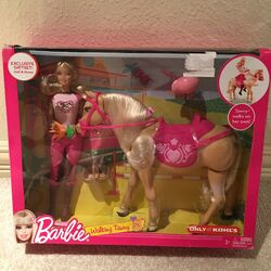 Barbie Walking Tawny Horse Doll Giftset Barbie Wiki Fandom