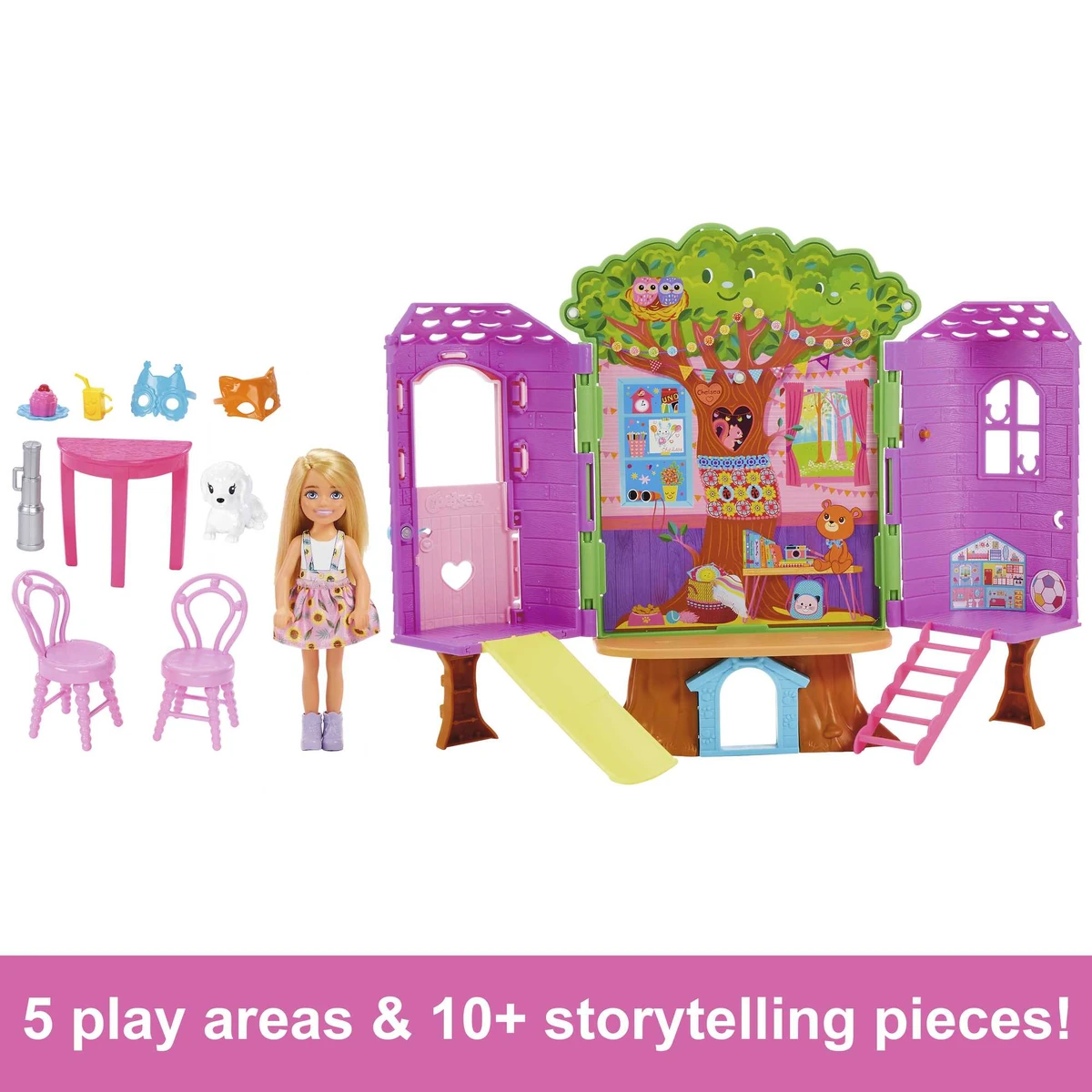 Chelsea Doll and Treehouse Playset (HPL70) Barbie Wiki Fandom